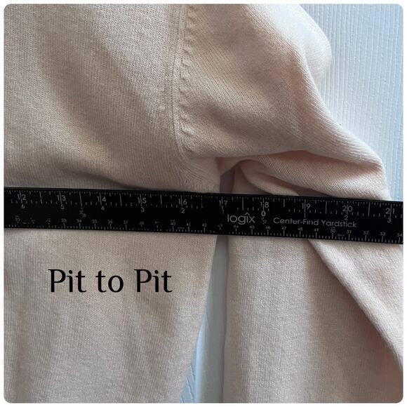 Vintage Express Tricot Acrylic Pull Over Sweater Size Small Pale Apricot - Picture 6 of 9